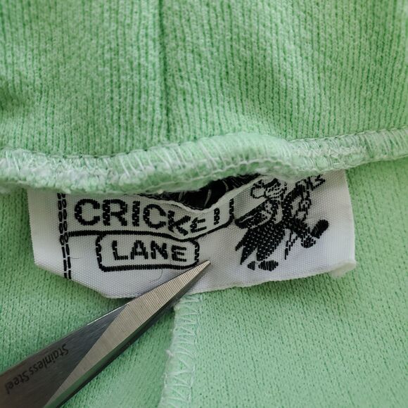Vintage 70's Cricket Lane Mint Green Flare Trousers - Picture 8 of 9